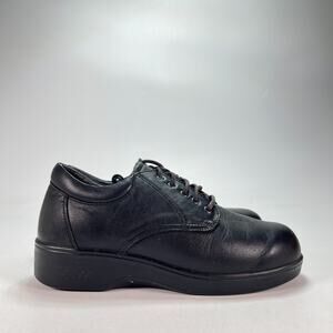 Apex Ambulator Black Leather Orthopedic Walker Shoes Youth Size 6.5 Women's 8
